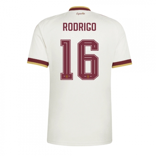 Billige Fotballdrakt Spania Rodri Hernandez #16 Replika Bortedrakt VM 2026 Kortermet Billige Fotballdrakt Spania Rodri Hernandez #16 Replika Bortedrakt VM 2026 Kortermet
